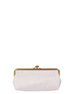 DOUBLE FRAME PURSE WITH CHAIN biela