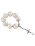 GIANT PEARL DROP BRACELET strierboný