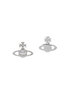 MAYFAIR BAS RELIEF EARRINGS strieborné