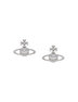 MAYFAIR BAS RELIEF EARRINGS strieborné