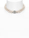 GRAZIELLA PEARL CHOKER strieborný