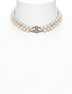 GRAZIELLA PEARL CHOKER strieborný