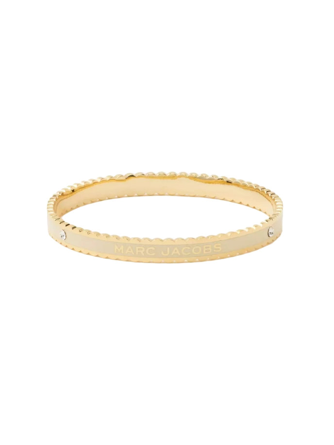 THE MEDALLION SCALLOPED BANGLE biely