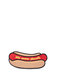 Hotdog Patch červená