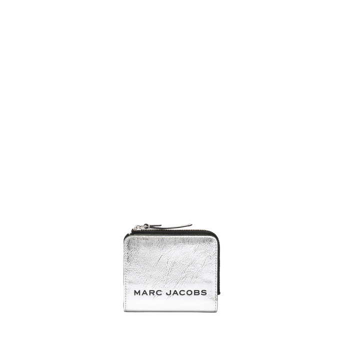 Mini Compact Zip Wallet strieborná