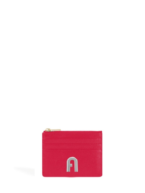 Peňaženka - FURLA MOON S CARD CASE W/ ZIP ružová